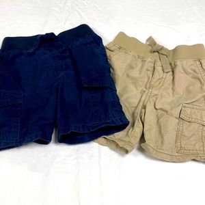 Two pairs of Gymboree boys shorts size 18 to 24 months